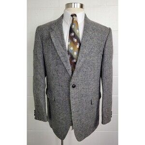 Vintage Avoca Collection Mens Irish Flecked Tweed‎ Sport Coat Jacket 46"